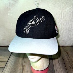Mitchell & Ness San Antonio Spurs Snapback Hat Hardwood Classics Retro Cap